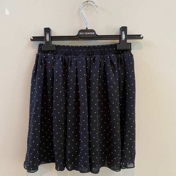 American apparel chiffon polka dot skirt - Picture 1 of 3